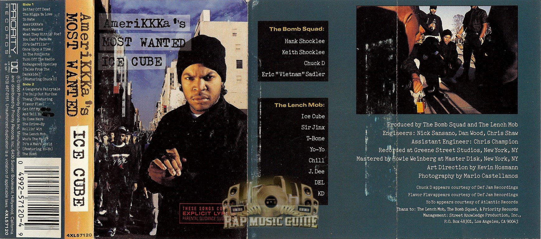 Ice Cube - Amerikkka's Most Wanted: Cassette Tape | Rap Music Guide